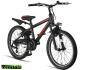 Preview: MTB Jungen Fahrrad Dakota 22 Zoll, 7 Gang  schwarz-rot