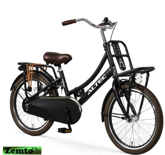 Zemto 22 Zoll,Transportfahrrad, Altec, schwarz matt