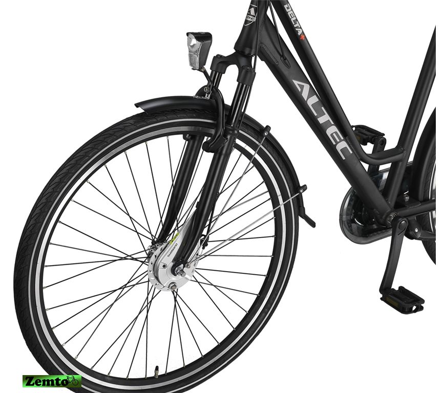 Zemto Altec Omega Plus 28 Zoll Damenfahrrad 57 Cm Schwarz 7 Gang